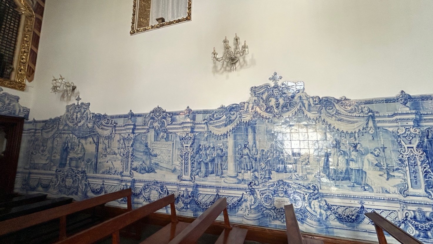 Santuario  do Santo Cristo: azulejos